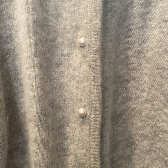 Chaus lamb-wool & rabbit hair grey sweater. - Picture 5 of 8